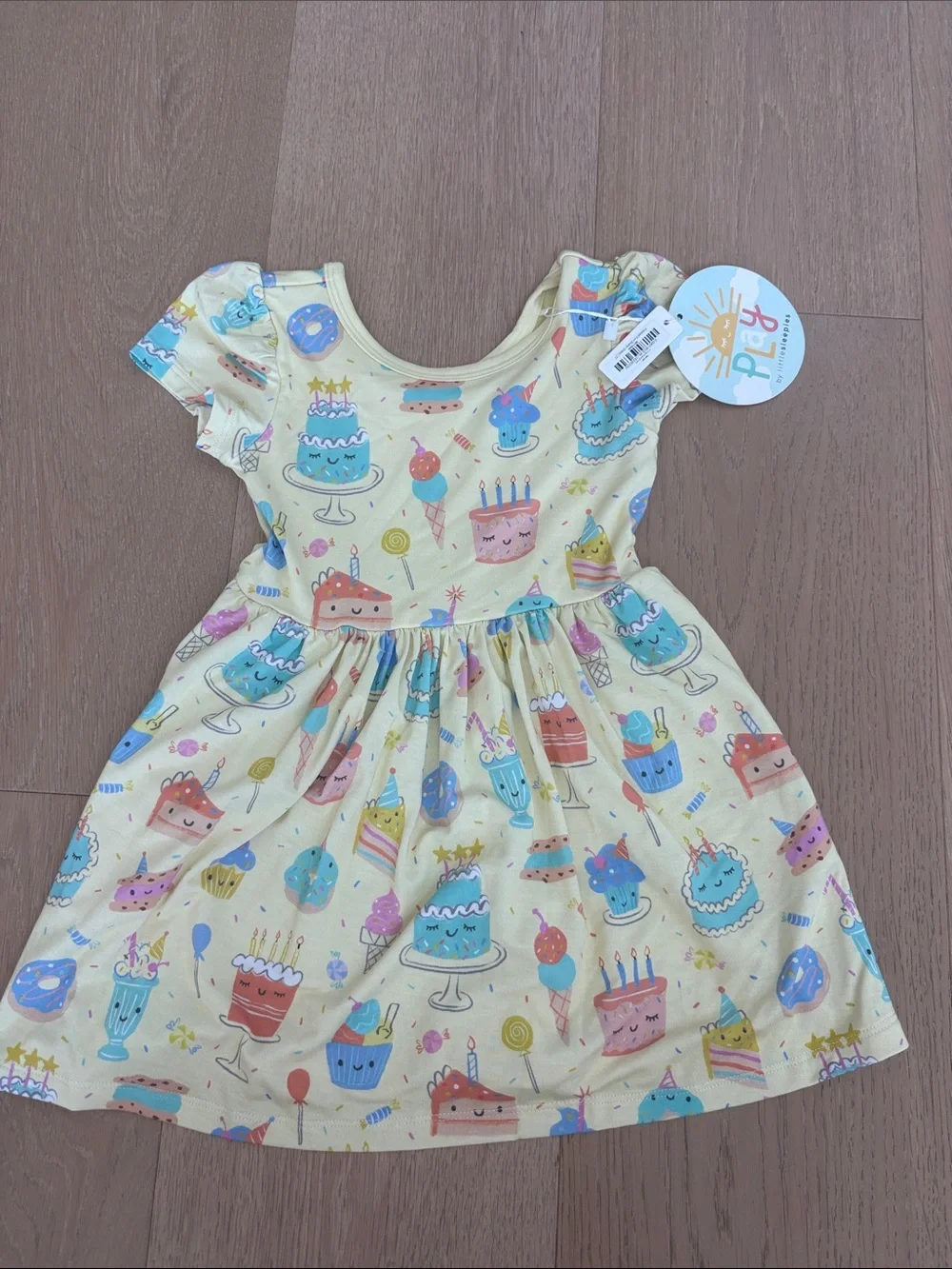 NWT Little Sleepies Frosted Fun Skater Dress